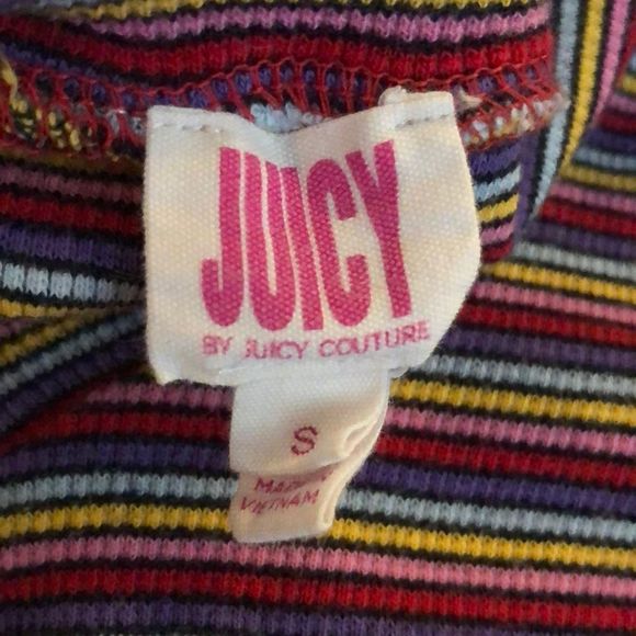 Juicy Couture Thermal Rainbow Striped Bodycon Midi Dress - Picture 11 of 15